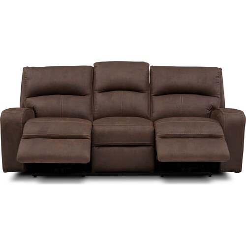 Burke Manual Reclining Sofa - Brow