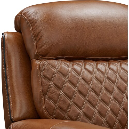 Cabrera Dual-Power Leather Recliner - Brow 6 Cabrera Dual-Power Leather Recliner - Brow