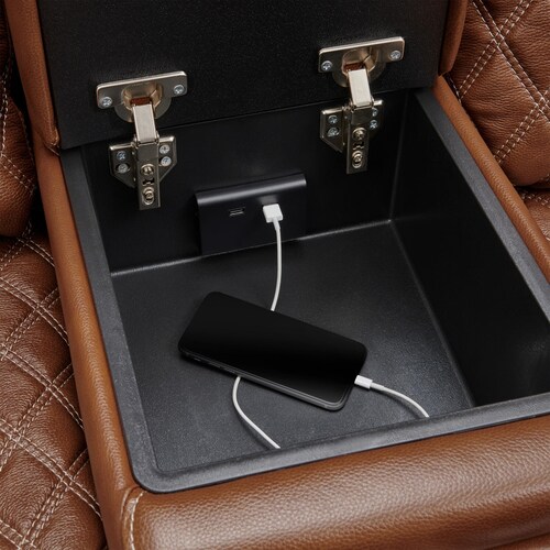 Cabrera 7-Piece Dual-Power Sectional With Console - Brow