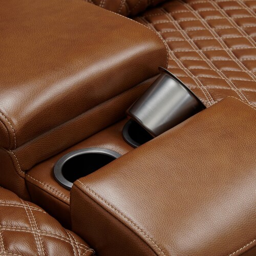 Cabrera 7-Piece Dual-Power Sectional With Console - Brow