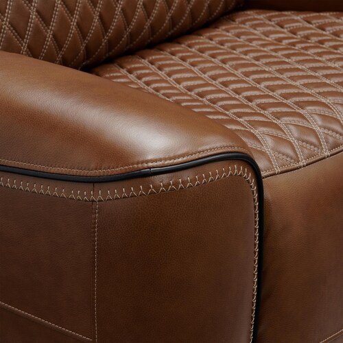 Cabrera 7-Piece Dual-Power Sectional With Console - Brow