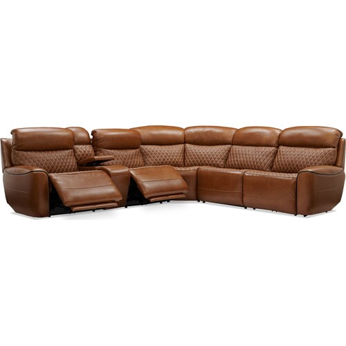 Cabrera 6-Piece Dual-Power Sectional With Consol 4 Cabrera 6-Piece Dual-Power Sectional With Consol