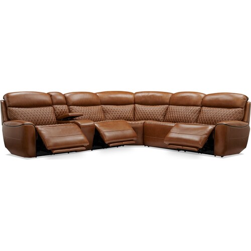 Cabrera 6-Piece Dual-Power Sectional With Consol 5 Cabrera 6-Piece Dual-Power Sectional With Consol
