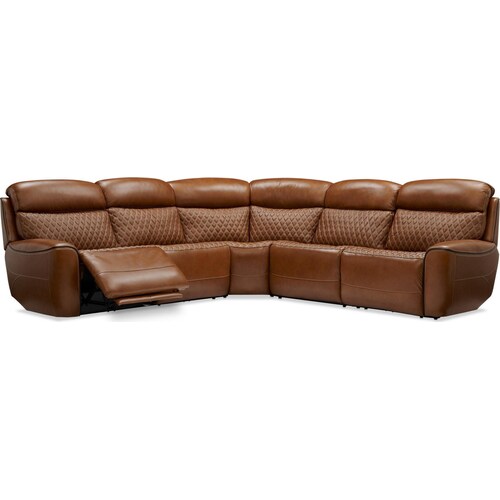 Cabrera 5-Piece Dual-Power Sectional - Brow