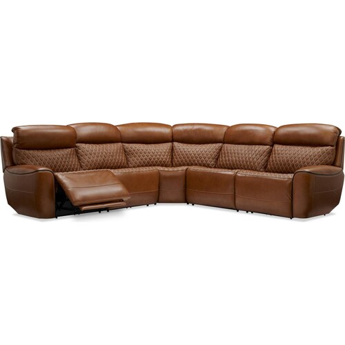 Cabrera 5-Piece Dual-Power Sectional - Brow