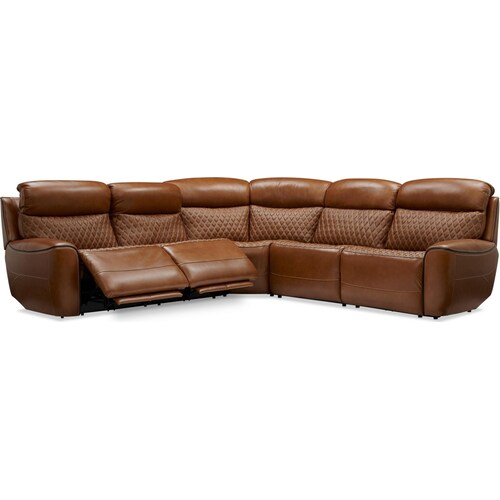 Cabrera 5-Piece Dual-Power Sectional - Brow