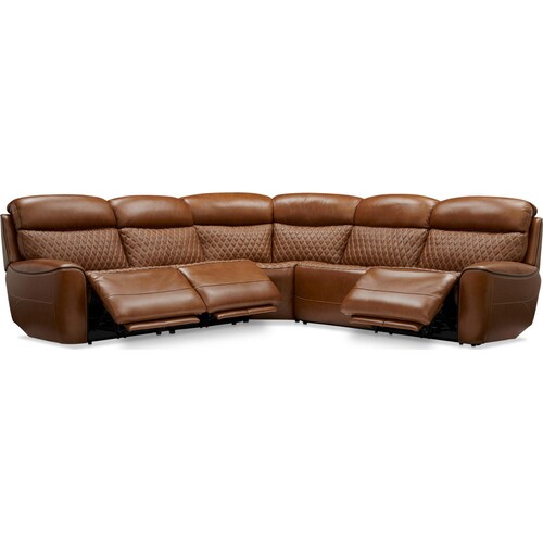 Cabrera 5-Piece Dual-Power Sectional - Brow