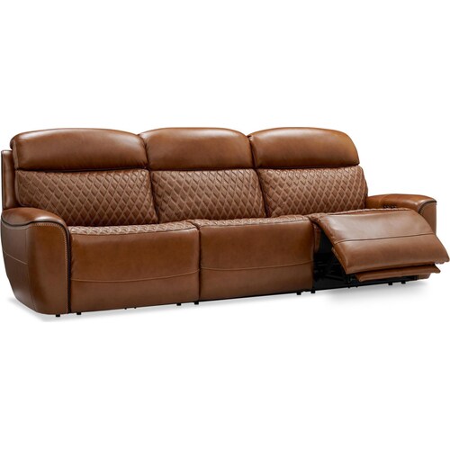Cabrera 3-Piece Dual-Power Sofa - Brow