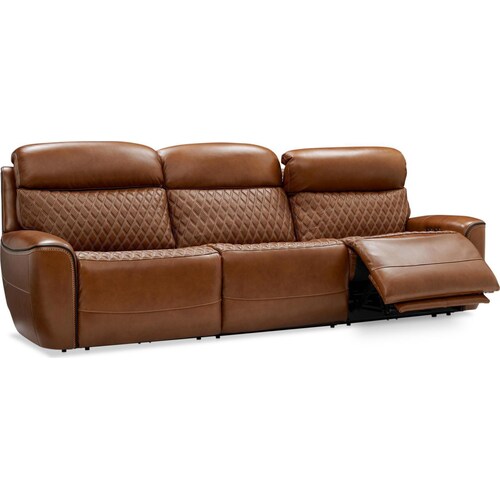 Cabrera 3-Piece Dual-Power Sofa - Brow