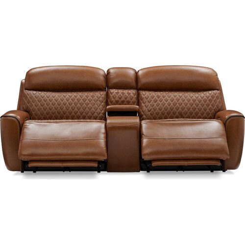 Cabrera Dual-Power Loveseat With Console - Brow 6 Cabrera Dual-Power Loveseat With Console - Brow