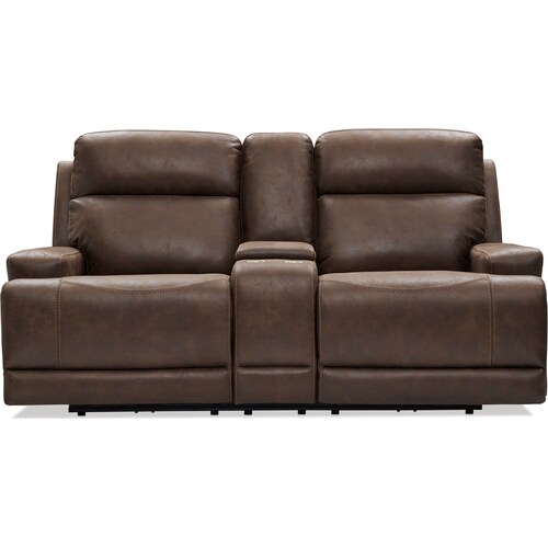 Laredo Manual Reclining Loveseat - Chocolat