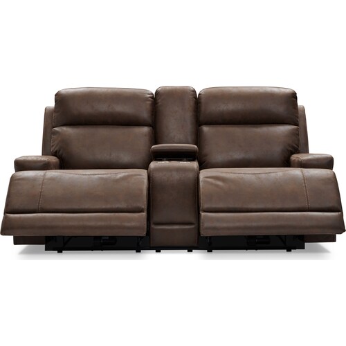 Laredo Manual Reclining Loveseat - Chocolat