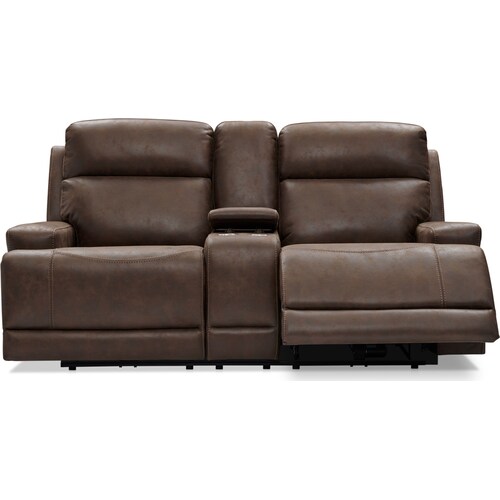 Laredo Manual Reclining Loveseat - Chocolat