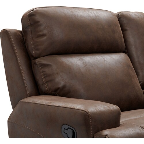 Laredo Manual Reclining Loveseat - Chocolat