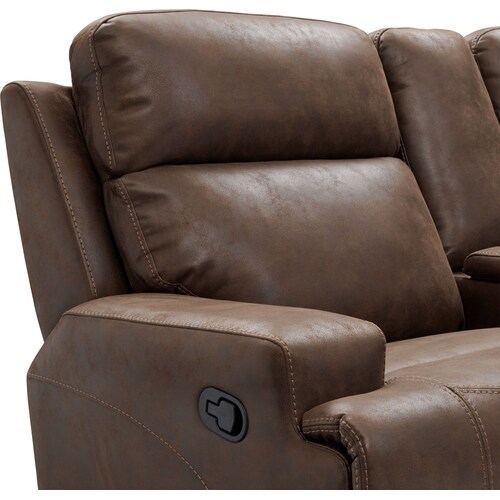 Laredo Manual Reclining Loveseat - Chocolat