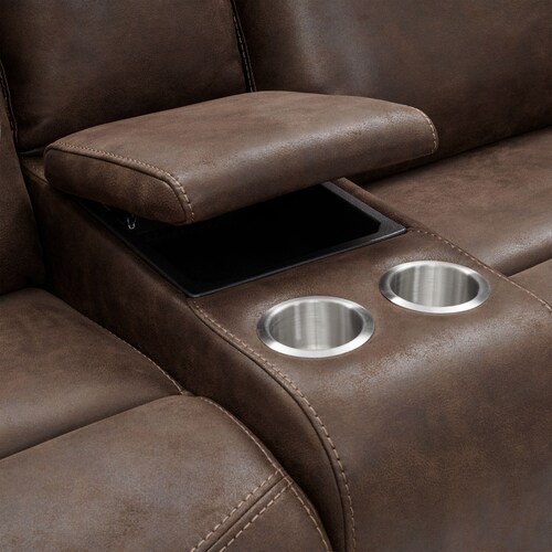 Laredo Manual Reclining Loveseat - Chocolat
