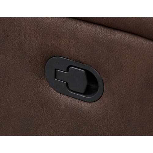 Burke Manual Reclining Loveseat- Brow