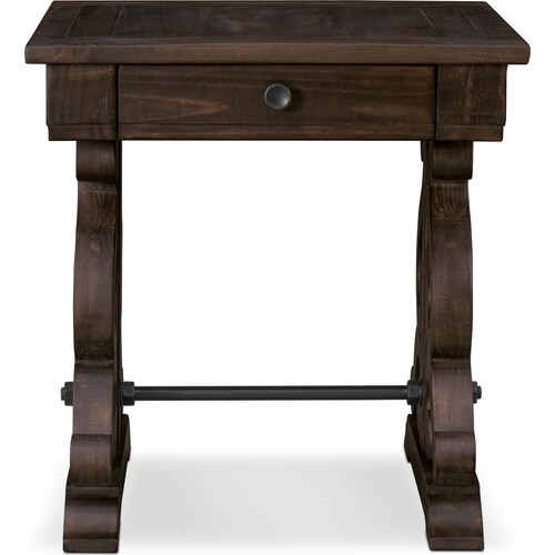 Charthouse End Table - Charcoa