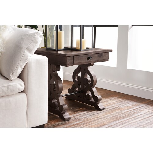 Charthouse End Table - Charcoa 4 Charthouse End Table - Charcoa
