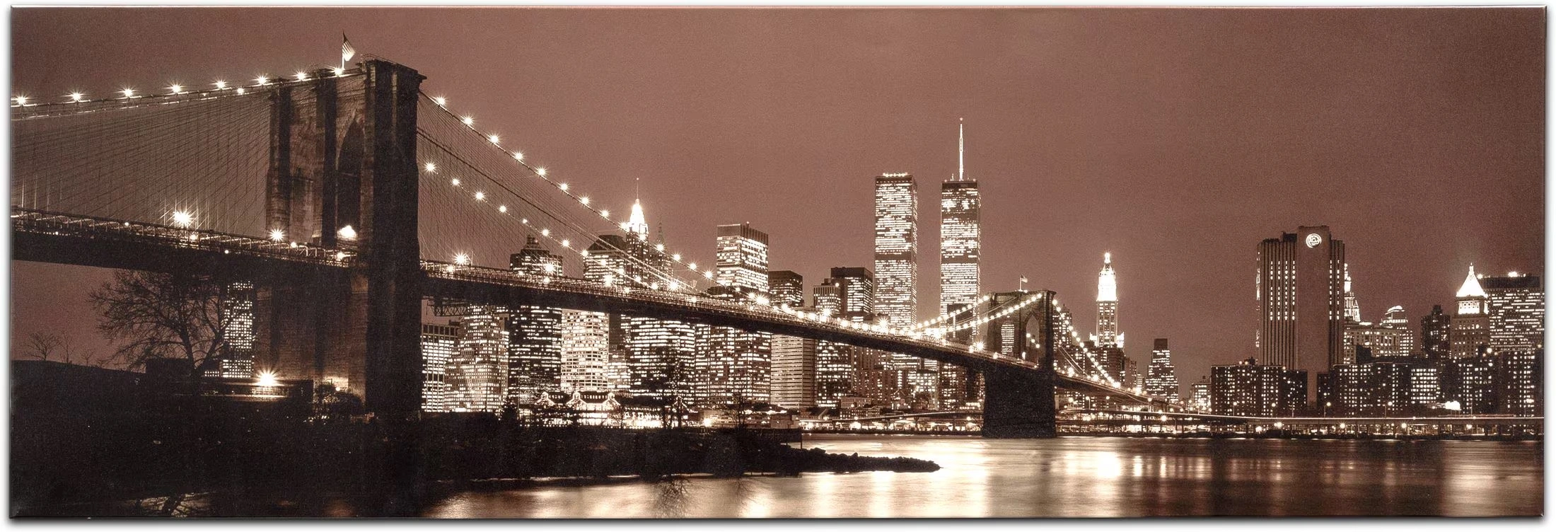 New York 24 x 72 Wall Ar