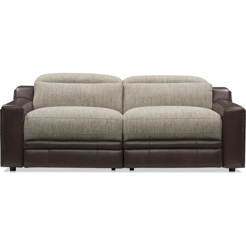 Bridgeport 2-Piece Dual-Power Reclining Sofa - Brow