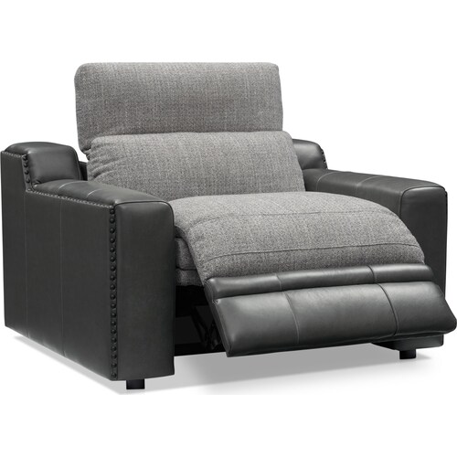 Bridgeport Dual-Power Recliner - Gra