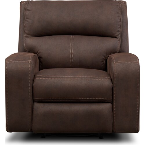 Burke Manual Recliner - Brow 3 Burke Manual Recliner - Brow