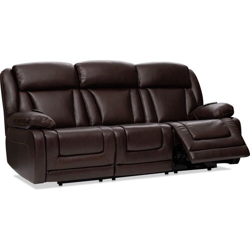 Palermo Triple-Power Reclining Sofa - Brow 3 Palermo Triple-Power Reclining Sofa - Brow