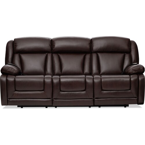 Palermo Triple-Power Reclining Sofa - Brow 4 Palermo Triple-Power Reclining Sofa - Brow