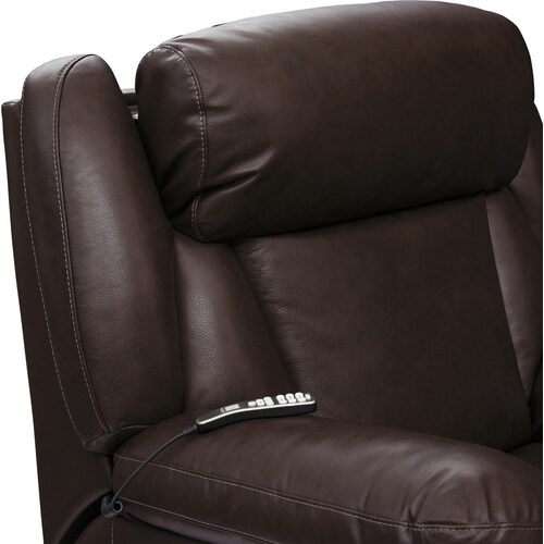 Palermo Triple-Power Reclining Sofa and Recliner Set - Brow 12 Palermo Triple-Power Reclining Sofa and Recliner Set - Brow
