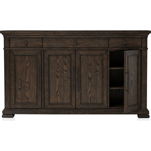 Asheville Buffet with USB Charging - Tobacc