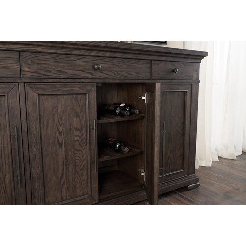 Asheville Buffet with USB Charging - Tobacc