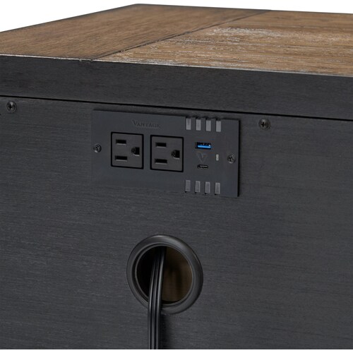 Asheville Buffet with USB Charging - Tobacc