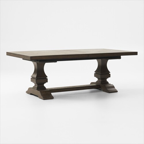 Asheville Rectangle Extendable Dining Table - Tobacc