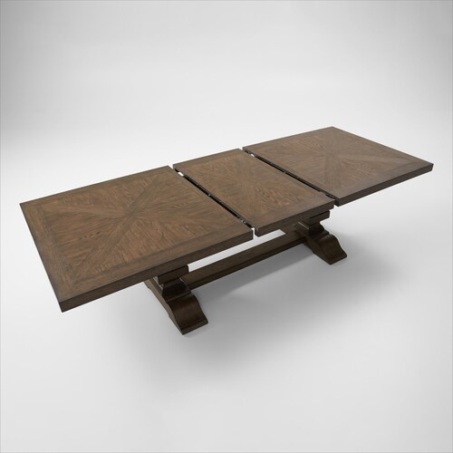 Asheville Rectangle Extendable Dining Table - Tobacc 9 Asheville Rectangle Extendable Dining Table - Tobacc