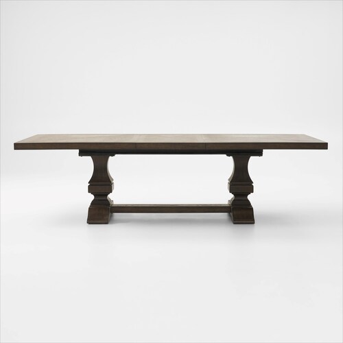 Asheville Rectangle Extendable Dining Table with 4 Splat-Back Side Chairs and 2 Host Chairs - Tobac 4 Asheville Rectangle Extendable Dining Table with 4 Splat-Back Side Chairs and 2 Host Chairs - Tobac