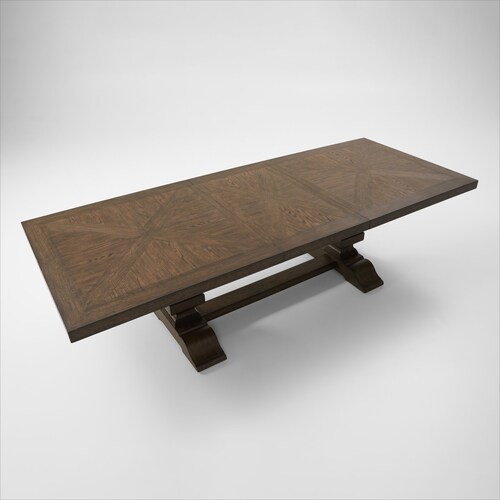 Asheville Rectangle Extendable Dining Table with 4 Oval-Back Side Chairs and 2 Host Chairs - Tobacco 9 Asheville Rectangle Extendable Dining Table with 4 Oval-Back Side Chairs and 2 Host Chairs - Tobacco