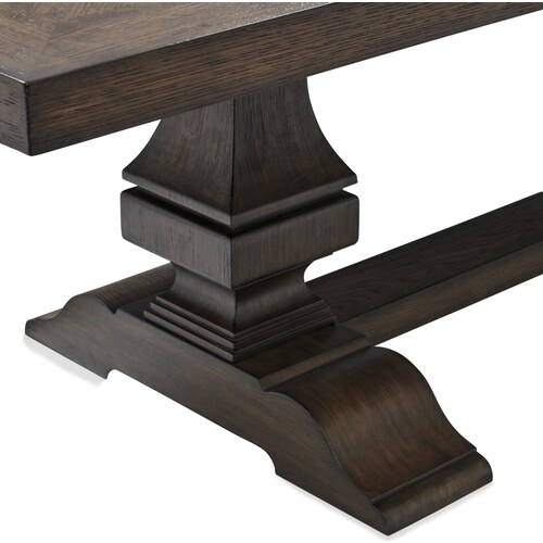 Asheville Rectangle Extendable Dining Table with 8 Splat-Back Side Chairs - Tobacc 10 Asheville Rectangle Extendable Dining Table with 8 Splat-Back Side Chairs - Tobacc