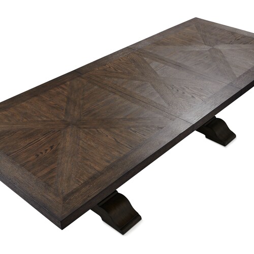 Asheville Rectangle Extendable Dining Table with 6 Splat-Back Side Chairs and 2 Host Chairs - Tobac 11 Asheville Rectangle Extendable Dining Table with 6 Splat-Back Side Chairs and 2 Host Chairs - Tobac