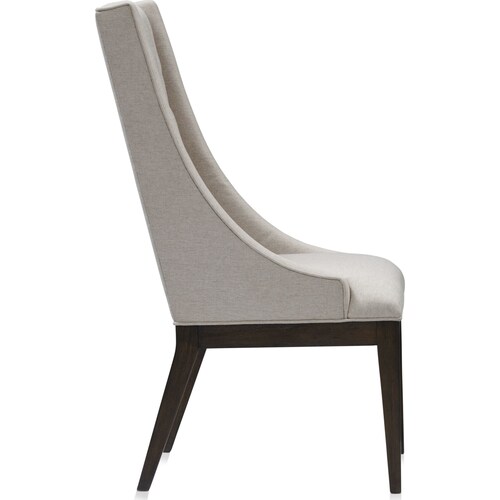 Asheville Rectangle Extendable Dining Table with 6 Splat-Back Side Chairs and 2 Host Chairs - Tobac 8 Asheville Rectangle Extendable Dining Table with 6 Splat-Back Side Chairs and 2 Host Chairs - Tobac