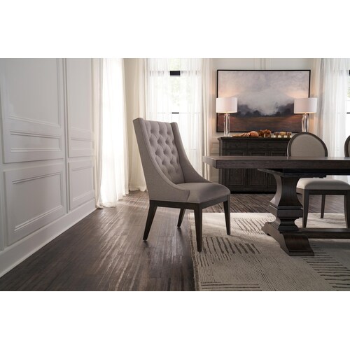 Asheville Rectangle Extendable Dining Table with 6 Oval-Back Side Chairs and 2 Host Chairs - Tobacc 15 Asheville Rectangle Extendable Dining Table with 6 Oval-Back Side Chairs and 2 Host Chairs - Tobacc