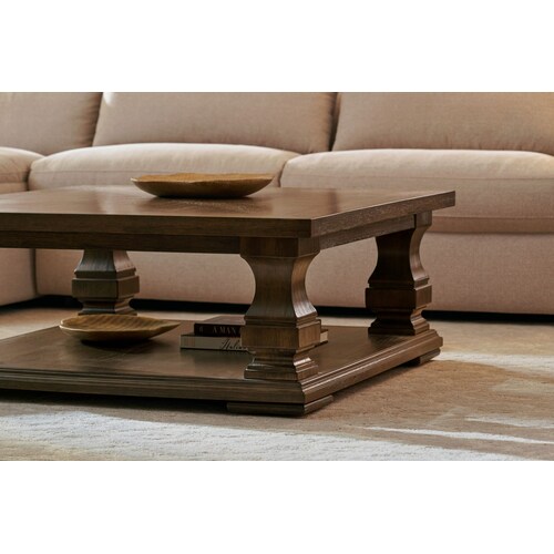 Asheville Square Coffee Table - Tobacc