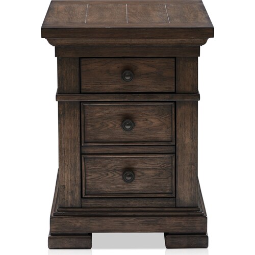 Asheville Chairside Table - Tobacc