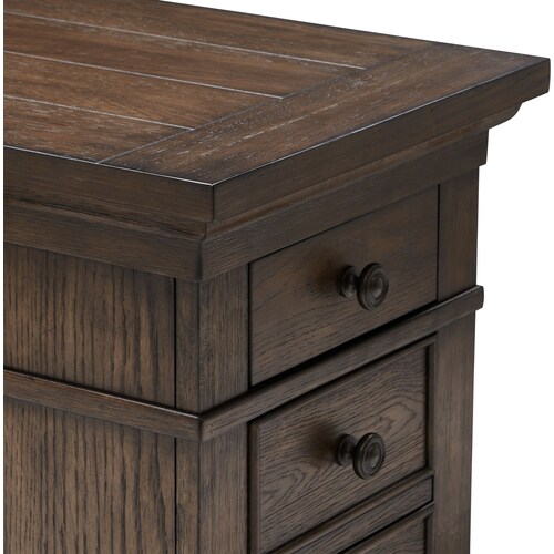 Asheville Chairside Table - Tobacc