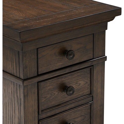 Asheville Chairside Table - Tobacc 3 Asheville Chairside Table - Tobacc