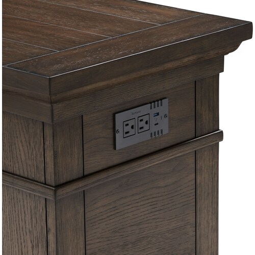 Asheville Chairside Table - Tobacc 6 Asheville Chairside Table - Tobacc