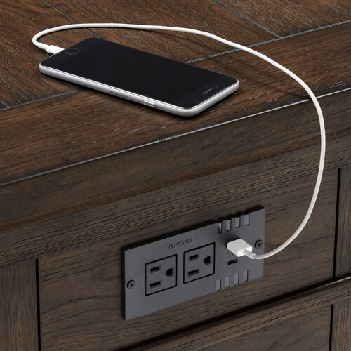 Asheville Chairside Table - Tobacc 7 Asheville Chairside Table - Tobacc