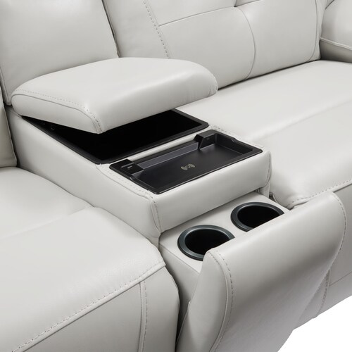 Westgate 3-Piece Dual-Power Loveseat with Console - Fo