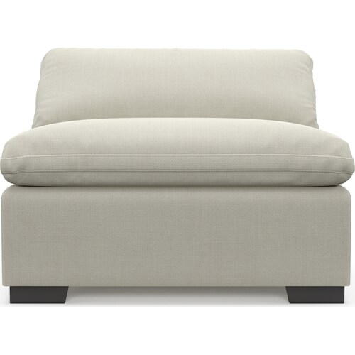 Plush Feathered Comfort Armless Chair - Anders Ivor