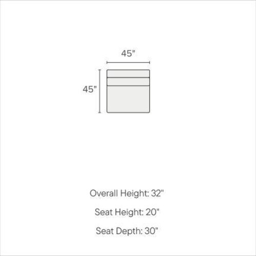 Plush Feathered Comfort Armless Chair - Anders Ivor 3 Plush Feathered Comfort Armless Chair - Anders Ivor